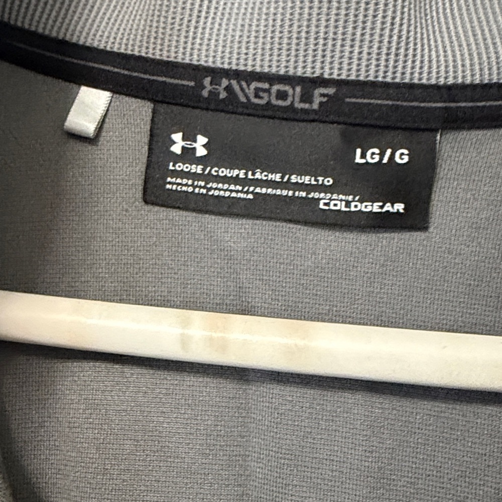 Under Armour Heather Gray Snap Pullover - image 3